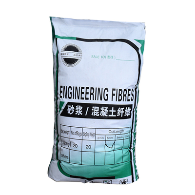 Schuring-bestand Fibrillated Concrete de Vezels Concrete Vezels van Mesh For pp van de Polypropyleenstapelvezel